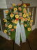 Gelbe Gerbera apricot Rosen und Schleierkraut
