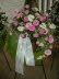 Pink Rosen und Gerbera weisse Anthurien
